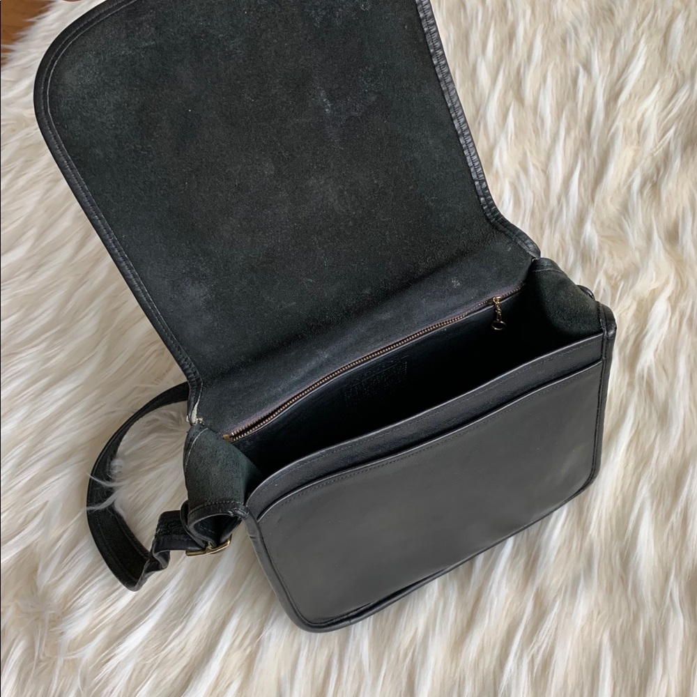 SOLD! Rare Vintage Coach Saddle Crossbody Bag - Picture 7 of 15